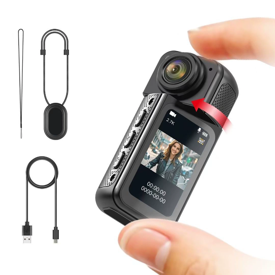 Ultra-long battery life thumb action camera pet WIFI camera HD first-view pocket camera DV