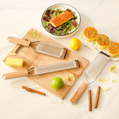 Wooden handle cheese grater lemon peel artifact cheese cheese grater chocolate grater fruit grater wholesale