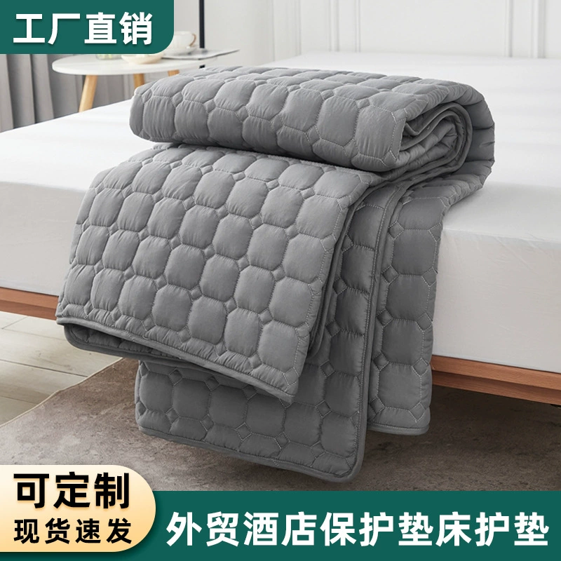 Пользовательские гостиничные грязные подушки для кроватей отель ткань дышащая, нескользящая тонкая мягкая кровать кровать фабрика прямых волос