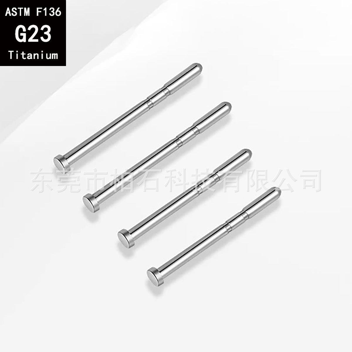 F136 Titanium Alloy Ear Stud Anti-Allergic Ear Nail G23 Titanium Ear Bone Nail Body Piercing Anti-Blocking Ear Jewelry detail image 13