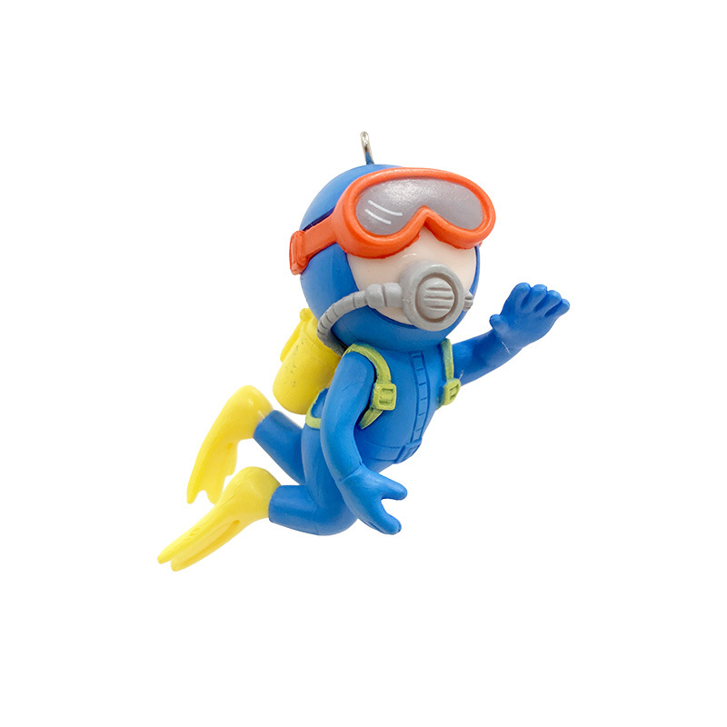 Blue Fatty Xiaodi Xiaomei buceador acuario decoración pecera decoración decoración decoración fabricante flotante al por mayor nuevo estilo caliente