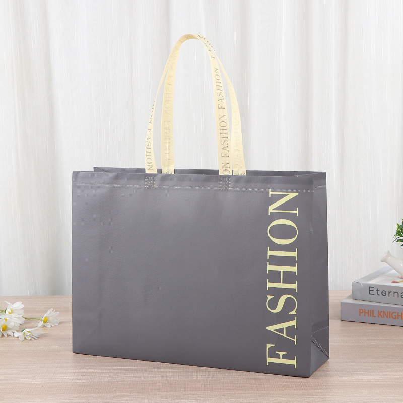 Bolsa de compras de ropa no tejida impresión creativa almacenamiento bolsas de tela no tejida al por mayor bolsas de mano de gran capacidad cubiertas por película tridimensional