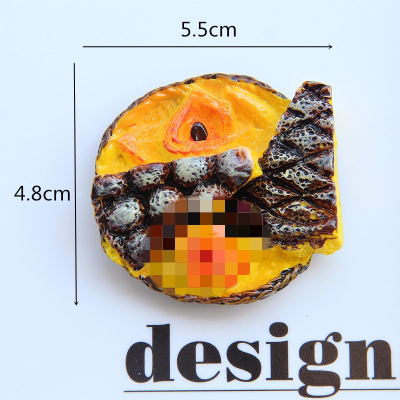 Nueva simulación cuerno pan hamburguesa cake resina grande juego de alimentos DIY refrigerador pegatina accesorios Ventas Directas la fábrica