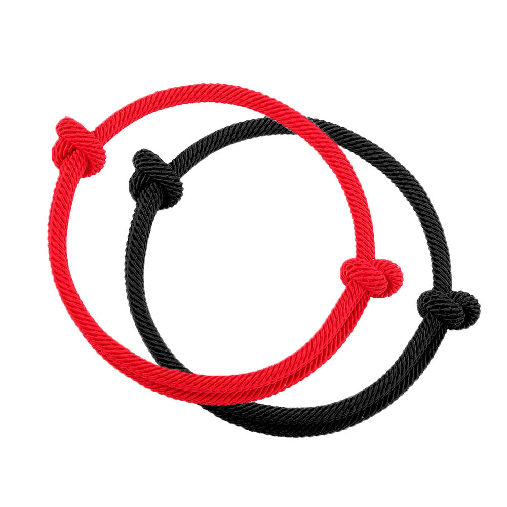11g Weight Bracelets Classification Polyester Chain Material 1 Piece Quantity Holiday, Daily Occasion Dacron thread Material Round Pattern Couple Gender Simple Style, Classic Style Style Simple Style Classic Style Round Dacron Thread Wholesale Bracelets 1