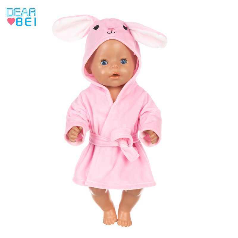 Q18-872  粉兔睡袍 (6)