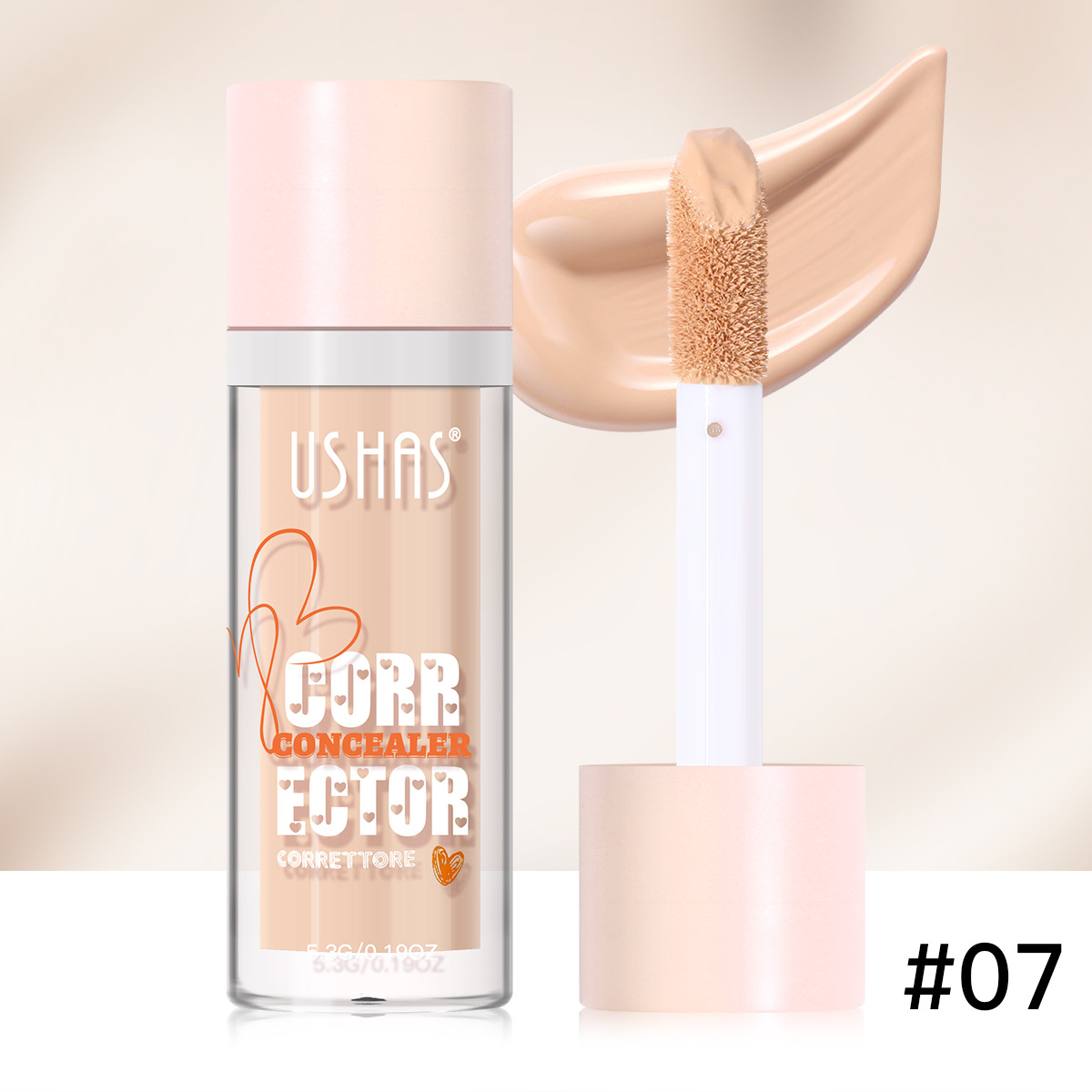 USHAS Transfronterizo Amazon Spot Hot Sale Natural Waterproof Durable No Quitar Maquillaje Concelador Base FS469