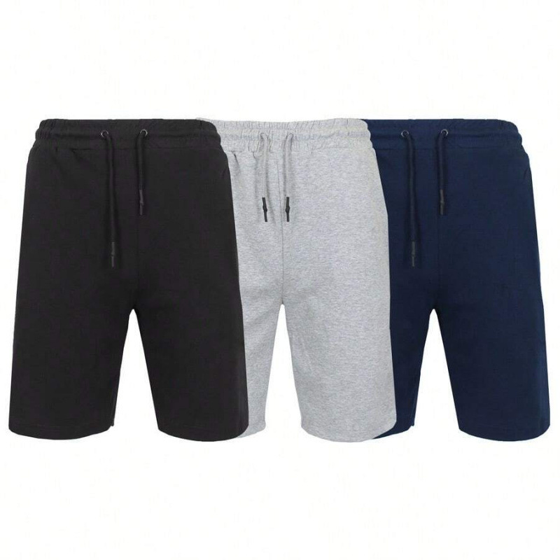 Cross-Border Export Autumn-Winter Men's Technical Polar Fleece Zipper Casual Sports Shorts