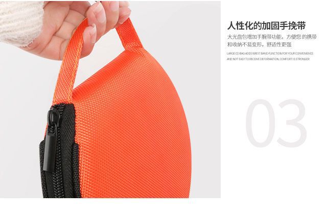 Plaid Car CD Bag Disc Storage Case Multifunctional Car CD Holder