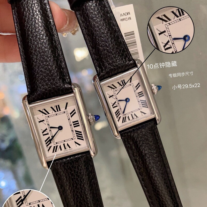 Women's Korean-style ditonna Vintage Tank Square sandoshi quartz watch mid-ancient must watch