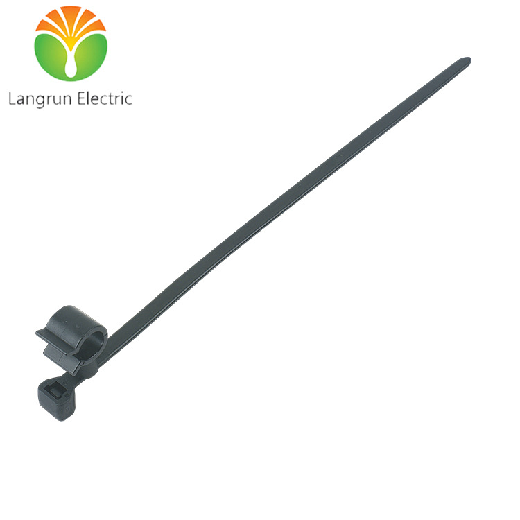 带管夹的分体式固定扎带  汽车扎带 156-01158/T50SVC6.5