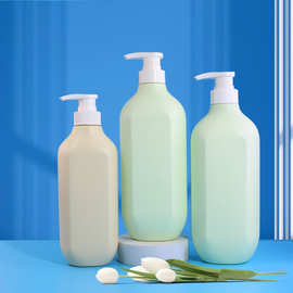 500ml800ml乳液分装瓶高档洗发水按压瓶PE塑料沐浴露瓶洗护包材