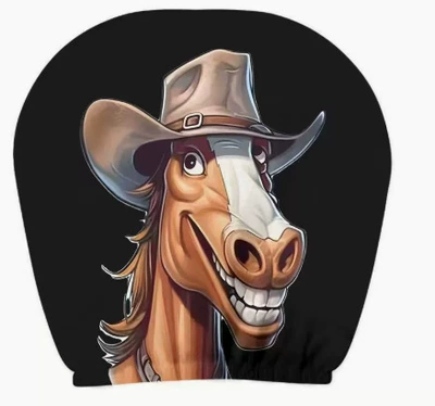 Universal seat cover — behalf of customers, car seat cover - pony-double-sided-printing-1-piece