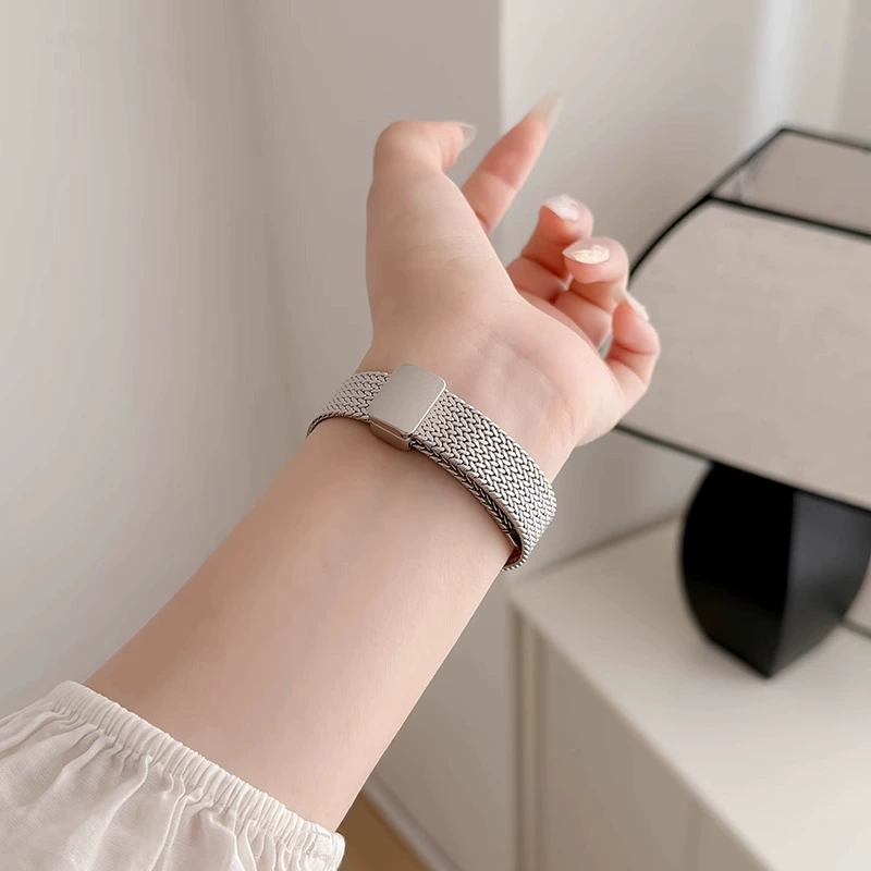 Подходит для Huawei fit3 пшеничный ухо нержавеющая сталь ремешок для часов Huawei FIT4/4pro металлическая магнитная пряжка женский ремешок