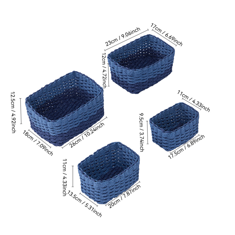 블루 컬러 매칭 4종 세트