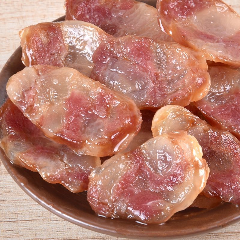 江西产咸味不甜香肠腊肉农家自制土猪肉风干日晒腊肠500gqg