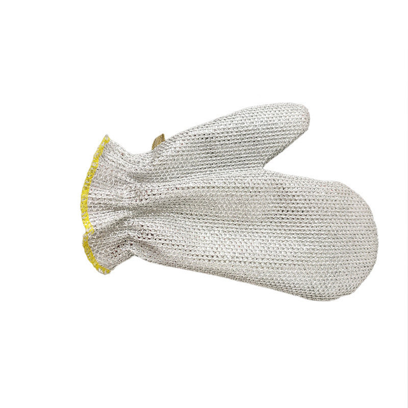 Guantes de alambre de acero sin aceite, artefactos de lavado de platos para limpiar paño de alambre de plata, paño de limpieza de cocina