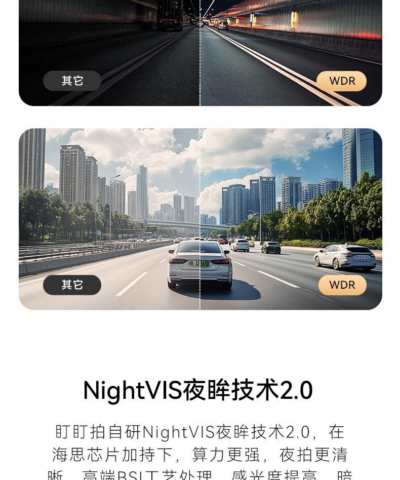 Dandapai Dash Cam No-Wiring Official Flagship Store Dash Cam 24H Parking Monitoring MINIpro 2k