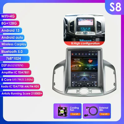 of Chevrolet Captiva Android | DVD Navigation - model-b-8128g-wifi4glte-version-7862-carplay-eight-core-97inch-suitable-for-11-17-chevrolet-captiva