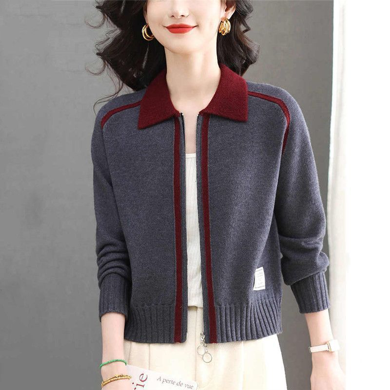 Spring knitted cardigan