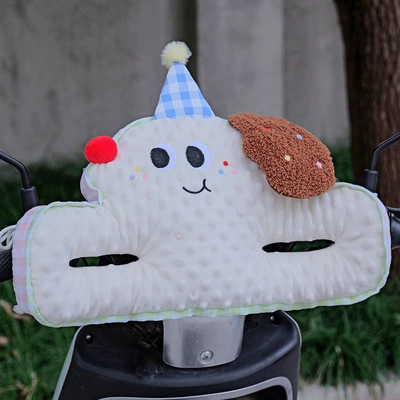 Electric Vehicle Front Seat Anti-Collision Head Cushion for Infants and Toddlers, Thickened Protective Pad for Children's Seats to Prevent Bumps (Elektromobil üçün bamper qoruyucu yastıqlar) - puppy-4534cm