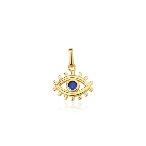 Pure Silver Demon Eye Necklace for Women - Unique, Western and Eastern Style, Exaggerated, Micro-set Zircon Blue Eye Pendant