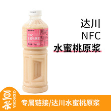 2瓶達川NFC水蜜桃原漿鮮榨水蜜桃果汁含量100%芝芝桃桃奶茶專用