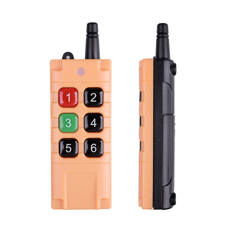 新款工业级遥控器6键大功率远距离遥控手柄/起吊机/大棚水泵遥控