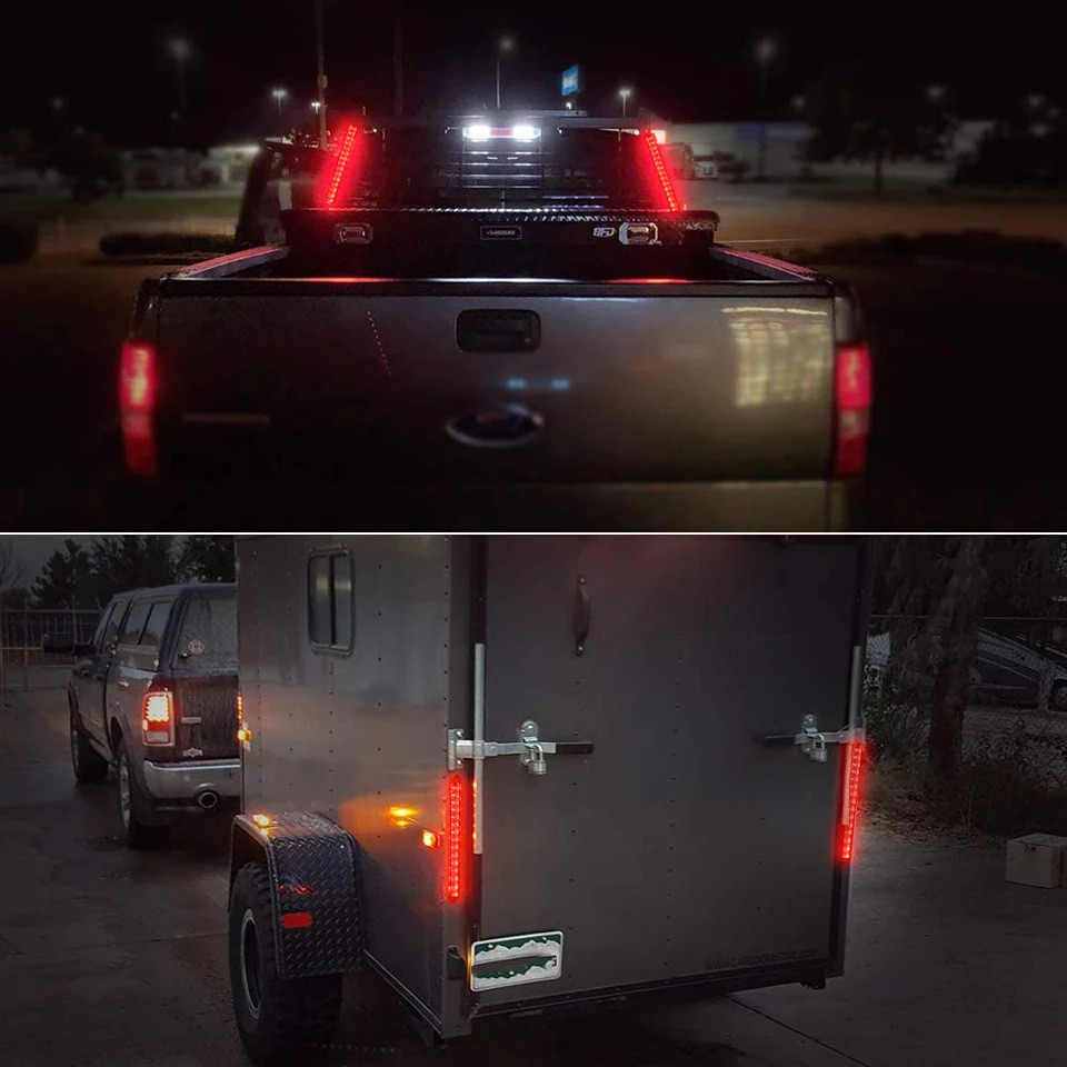 Cross-Border In-Stock 30Led Spotlight Tail Light E4 Car Pickup Truck Sequential Light 12-24V Amazon Mk-013