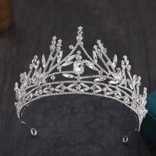 New wedding crown wedding headband luxury crystal baroque bridal large crown hair accessories crown