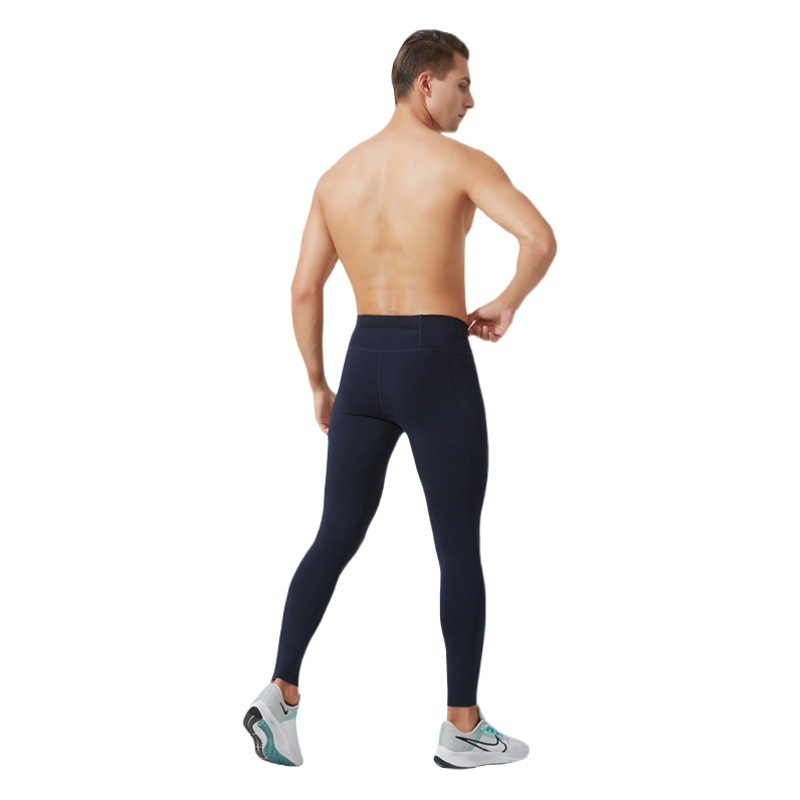 Pantalones de fitness para correr al aire libre más tamaño pantalones ajustados elásticos altos transfronterizos de los hombres pantalones deportivos de baloncesto de compresión de secado rápido image 1