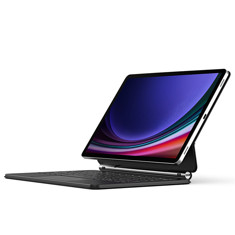 Adecuado para la venta al por mayor de tabletas Samsung S11ultra, teclado magnético flotante, teclado Bluetooth mágico, funda protectora todo en uno