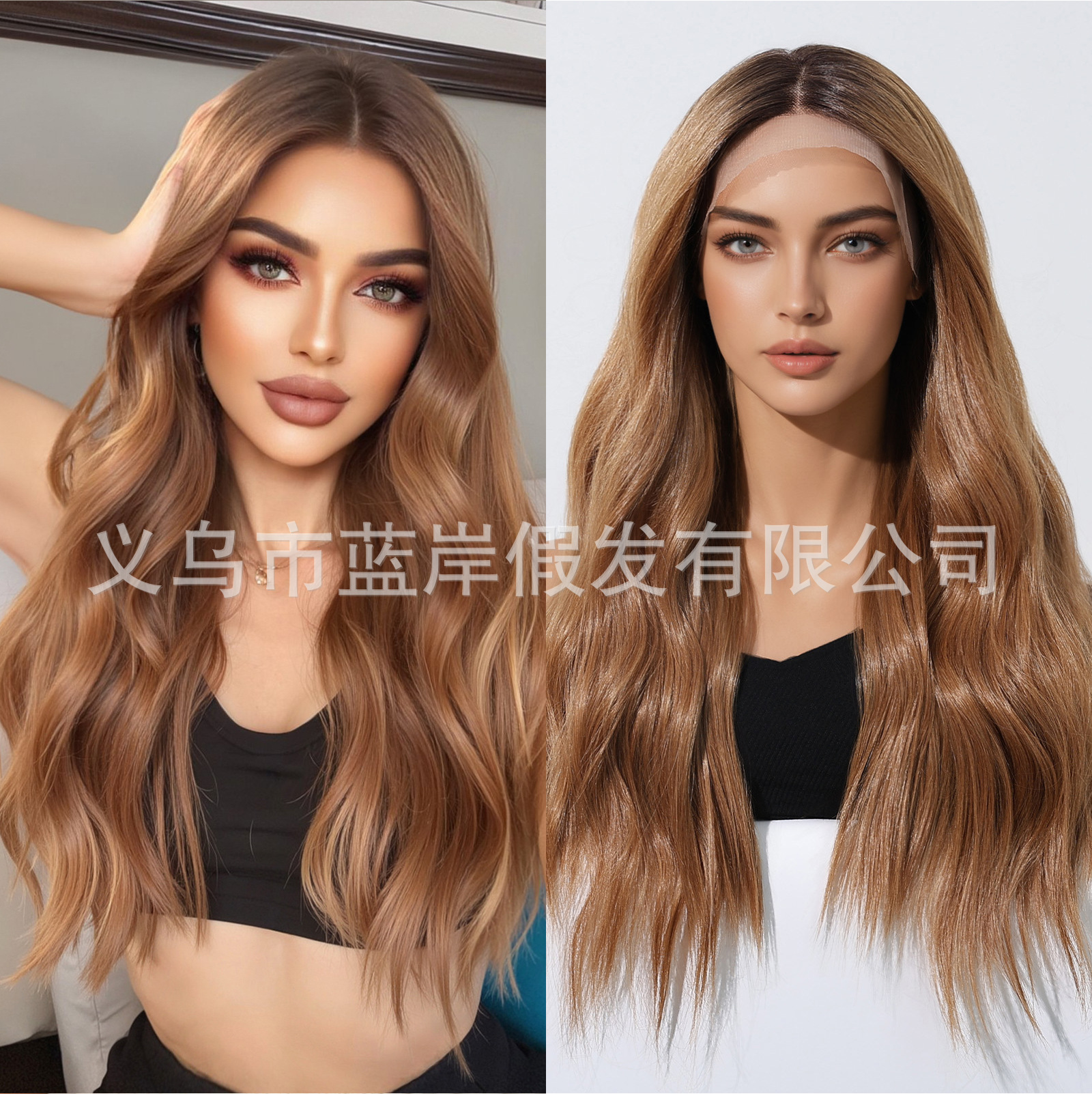 Natural y sin costuras 13*6 peluca de encaje de área grande para mujer, cosidos a voluntad, cabello largo y rizado gris degradado ligero y transpirable