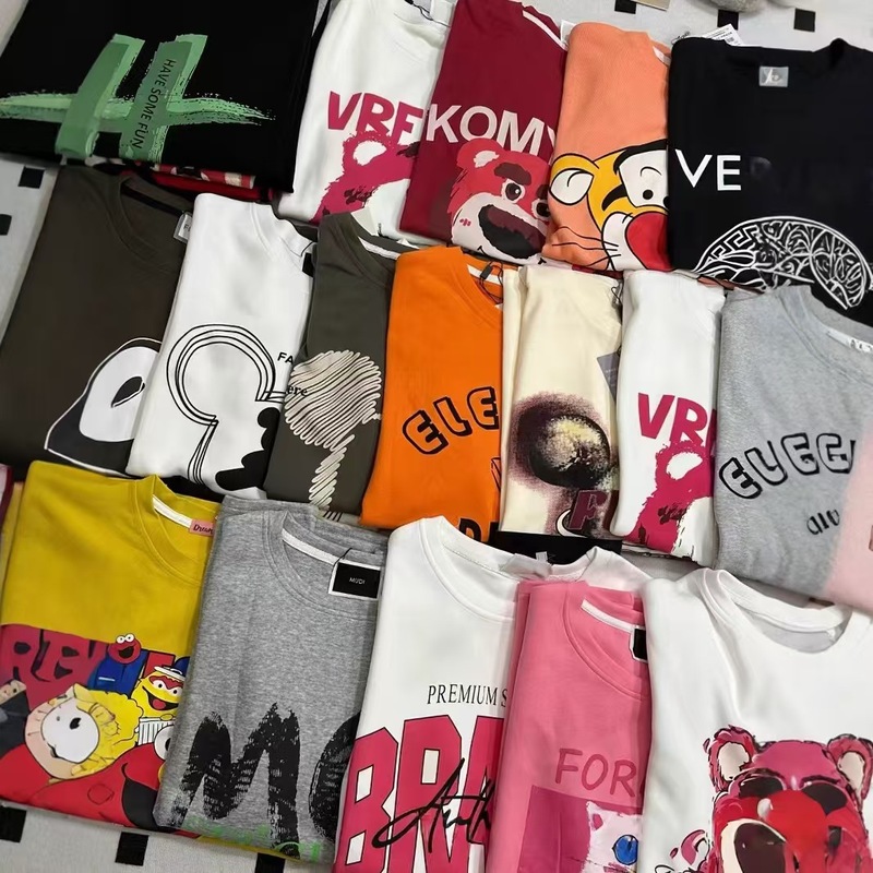 2025 新しい純粋な綿半袖 tシャツ女性の服女性のトップス半袖 tシャツルーズ tシャツ女性の半袖卸売供給|undefined