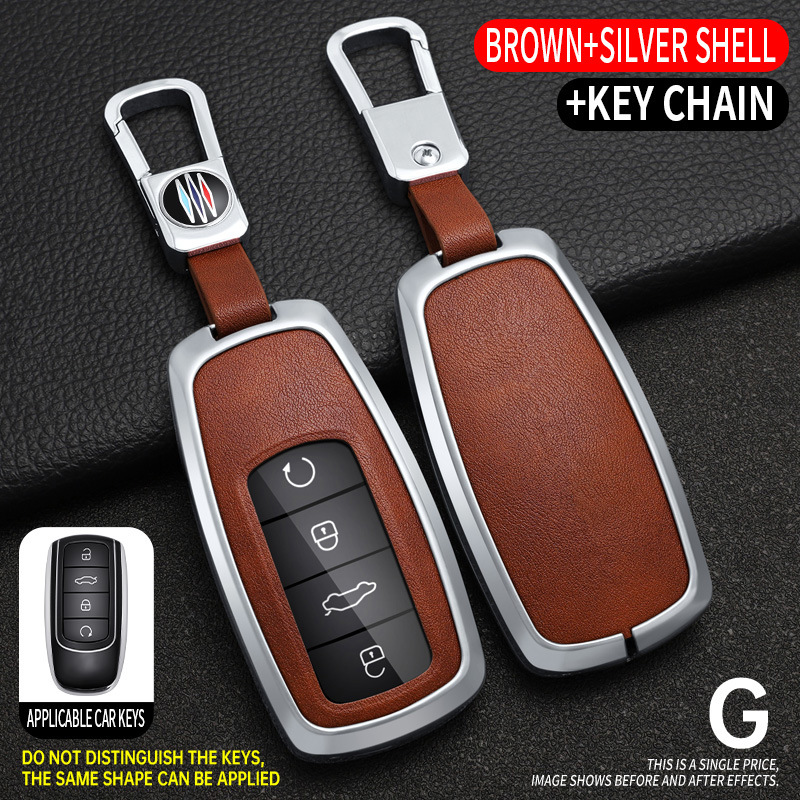 G 스타일 실버 다크 브라운 + 스퀘어 버클