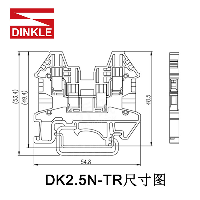 ��� DK2.5N-TR ��˿ʽ ����ֱͨ ���߶��� �������� 1KV 24A��ɫ
