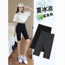 鲨鱼裤五分短女薄款紧身外穿收腹提臀打底夏季瑜伽短代销批发代发