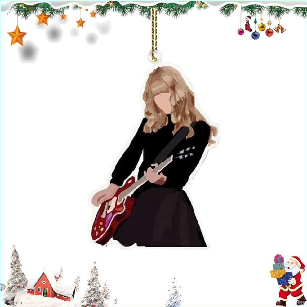 Cruz-frontera nueva Navidad árbol de Navidad decoración adornos coche retrovisor espejo colgante mochila colgante decoraciones para el hogar