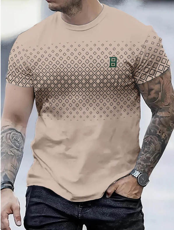 クロスボーダー Amazon AliExpress ホットストリートヒップホップ Tシャツヨーロッパとアメリカの春夏の新作メンズカジュアルラウンドネック半袖 Tシャツ|undefined
