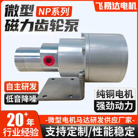 微型NP齿轮泵不锈钢磁力齿轮泵面膜机灌装食品级计量微型泵批发