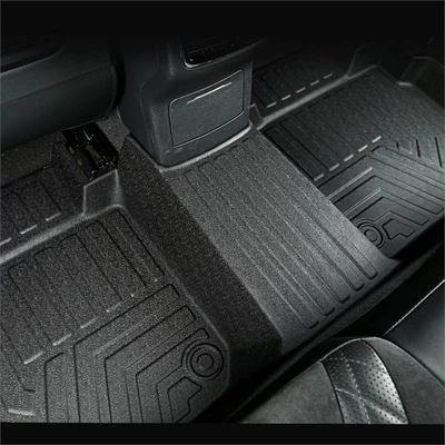 Modelə uyğun ayaqaltı — Big Dog Special Tpe Car Foot - the-back-row-of-a-large-generation-dog-has-passed-the-bridge-single-layer-tpe-foot-pads-with-separate-rear-seats