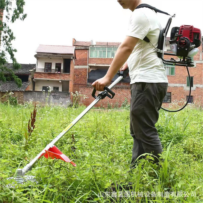 菜园地小型割草机雅马哈侧挂式果园打草机多用途开荒松土旋耕开沟