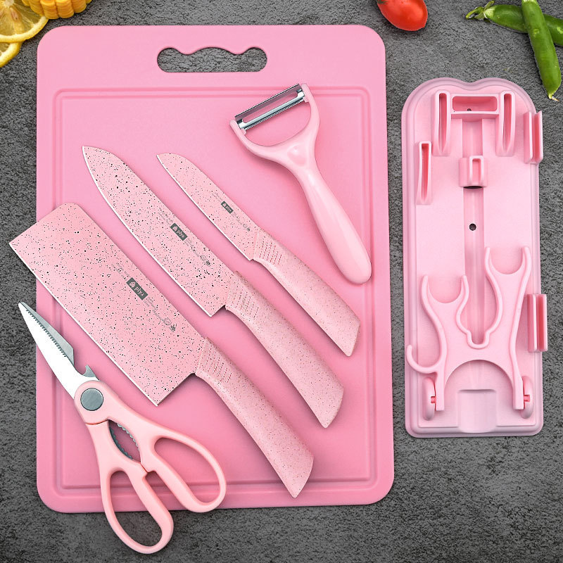 Kit completo de herramientas de alimentos para bebés Kit de cuchillos de cocina Kit de cuchillos de acero inoxidable puede moldear por inyección