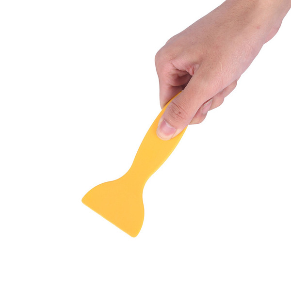 plastic triangular sticker