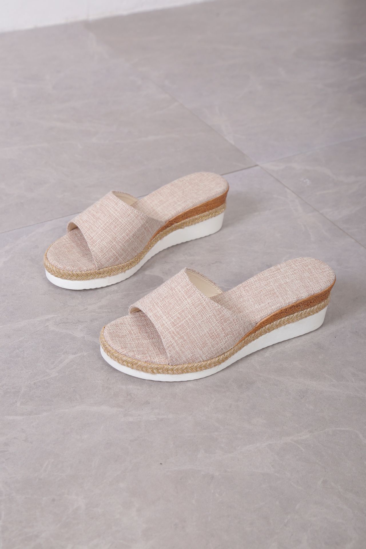 Women's Casual Rope Wedge Platform Sandals For Summer Beach_voghion.com