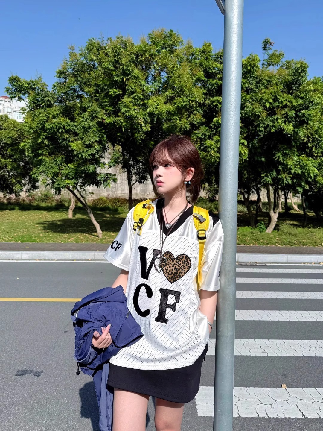American-style T-shirt For Men And Women, Summer Leopard Print Heart Jersey, Short-sleeved, Loose, Casual, Quick-drying,_viptrois.com