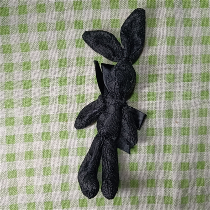 8cm 검은 토끼
