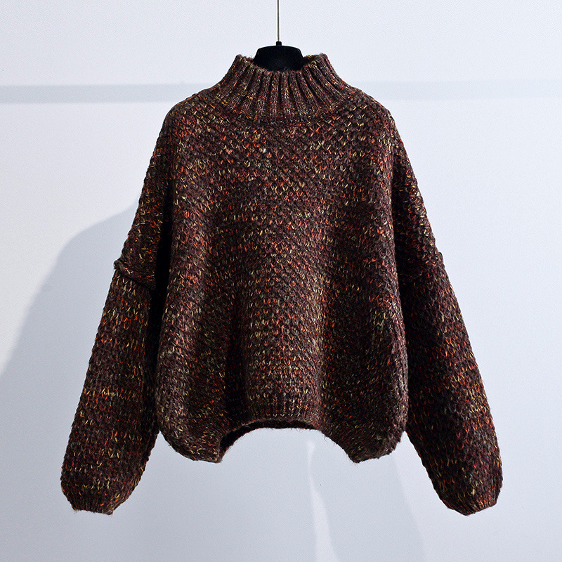 Retro short autumn Japanese knitted sweater