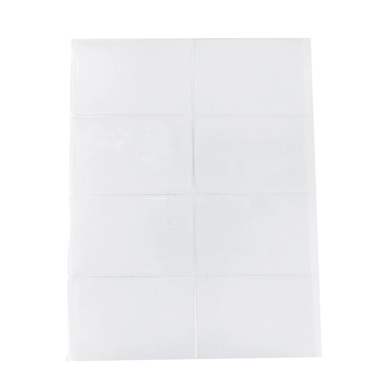 Transparent matte plastic anti-magnetic card holder, protective case