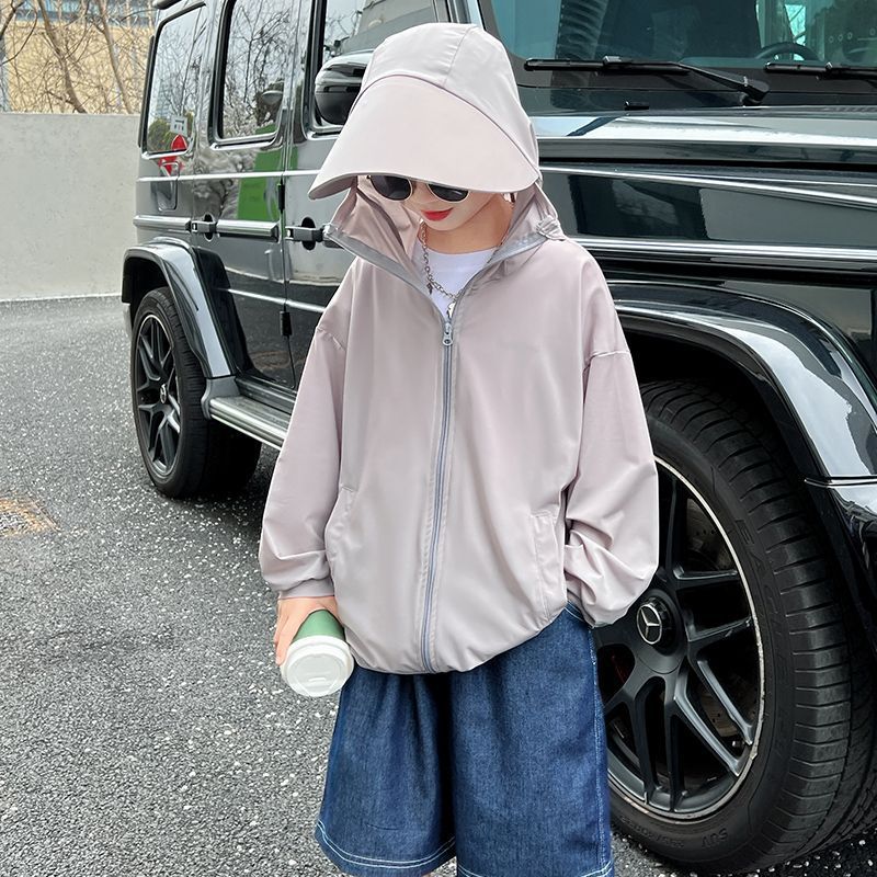 Niños de verano chaqueta delgada 2024 nuevo niño chino de moda fábrica de comercio de ropa de verano