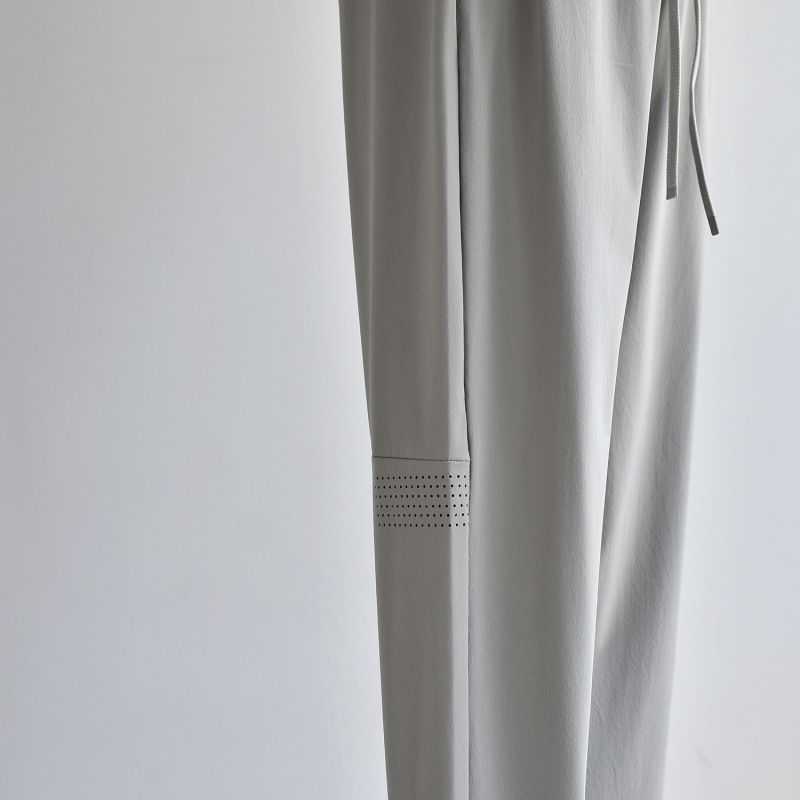 【Ace Milkskin Pants】26 Summer Unisex Breathable Loose Nylon Ice-Feel Quick-Dry Nine-Point Tapered Pants